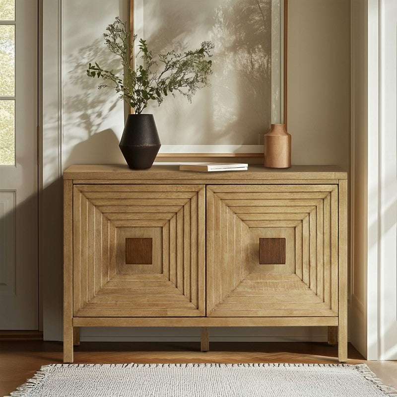 Paige Geometric 2-Door Cabinet by Madison Park