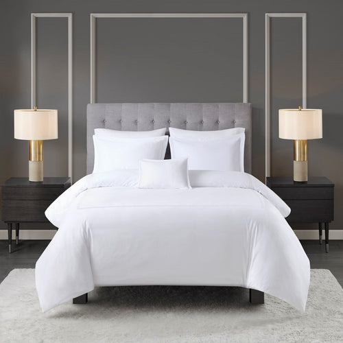 500 Thread Count Luxury Collection 100% Cotton Sateen Embroidered Comforter Set by Madison Park