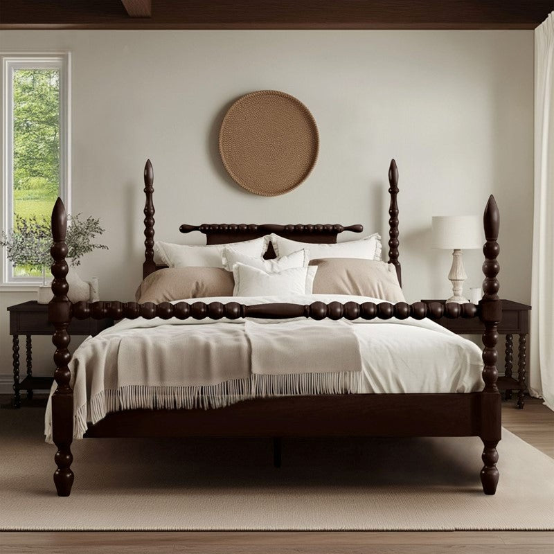 Beckett Turned Wood Spindle Bed by Madison Park
