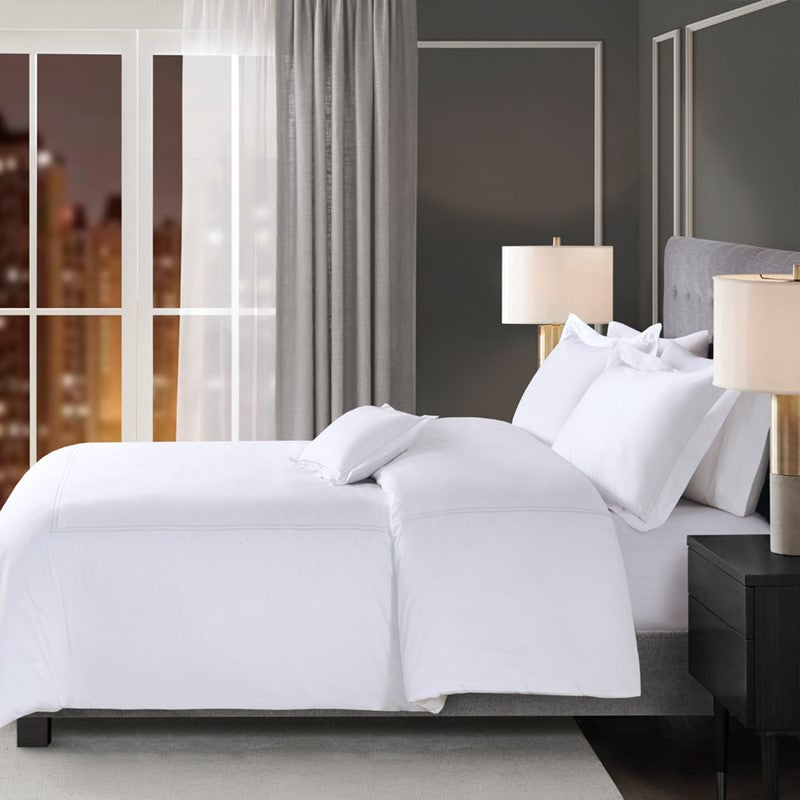 500 Thread Count Luxury Collection 100% Cotton Sateen Embroidered Comforter Set by Madison Park