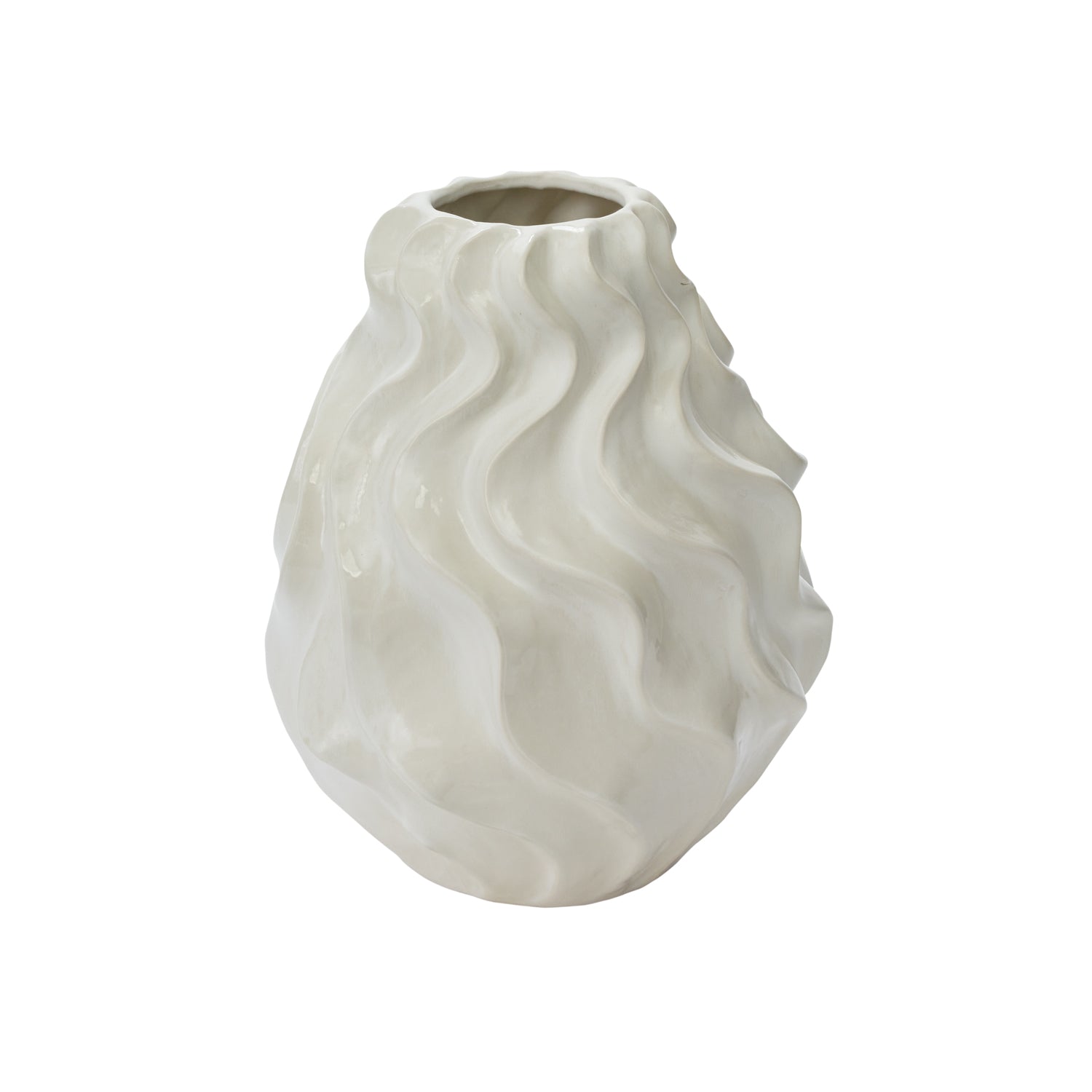 Waves Ceramic Vase