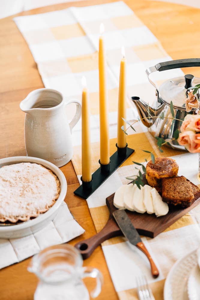 The Triple Candlestick Holder