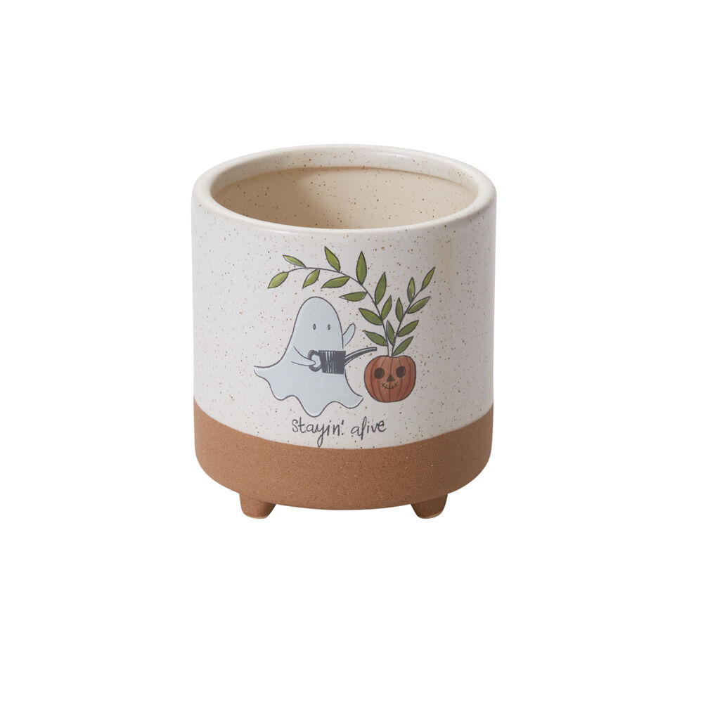 Ghostly Growing Planting Pot
