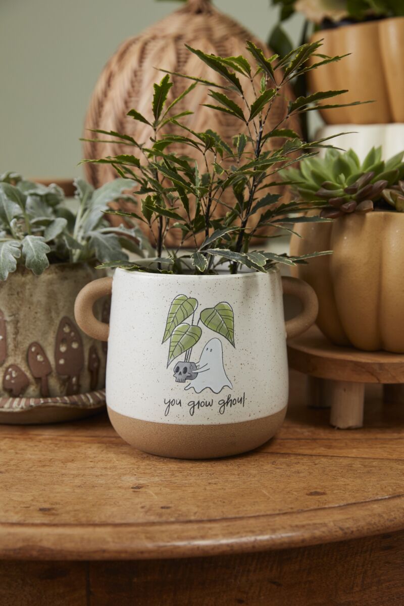 Ghostly Growing Planting Pot