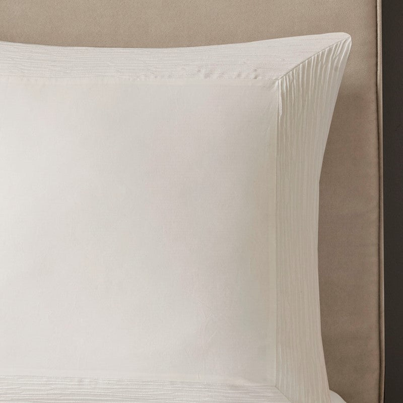 Hanae Cotton Blend Yarn Dyed Euro Sham by N Natori