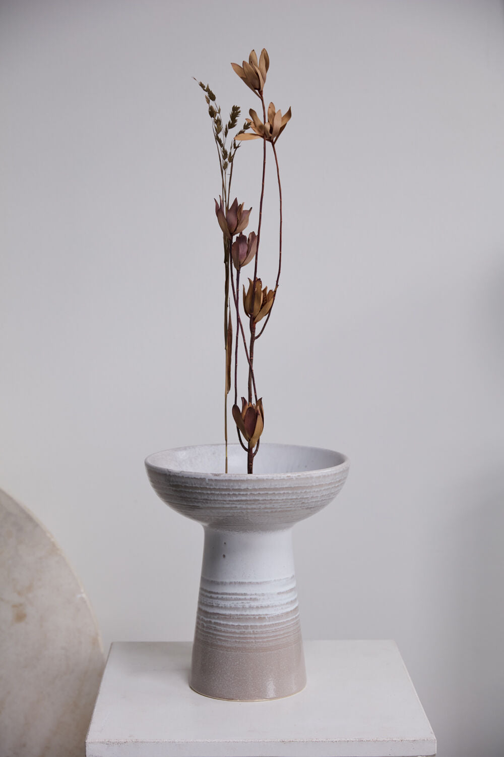 Ceramic Footed Bowl