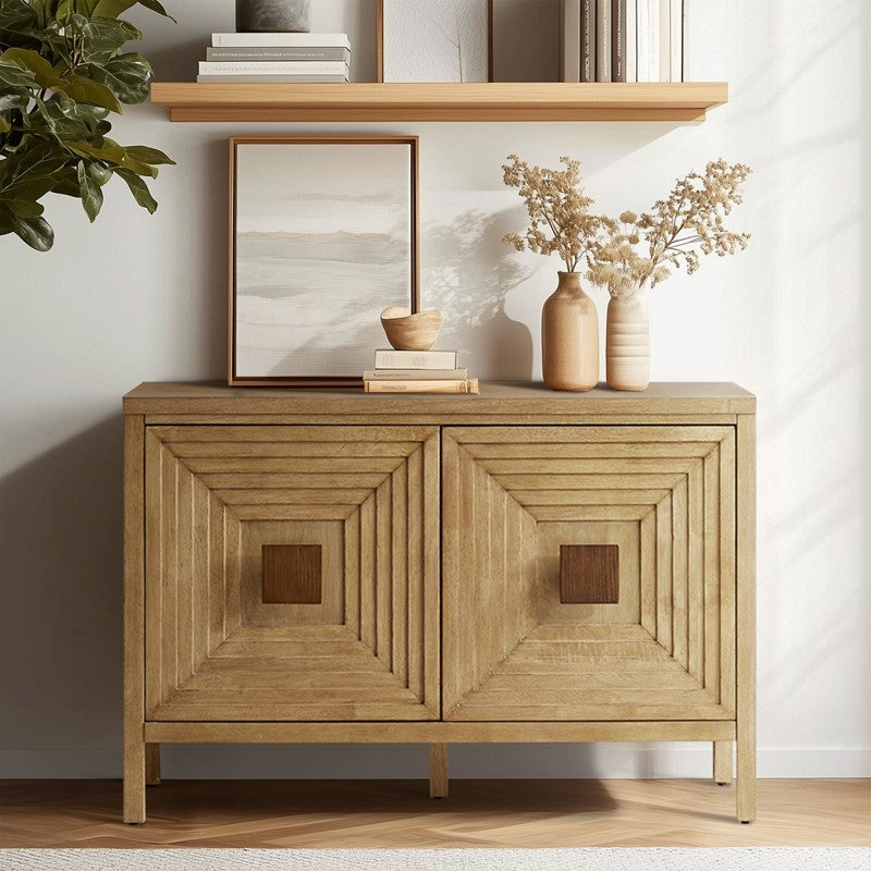 Paige Geometric 2-Door Cabinet by Madison Park