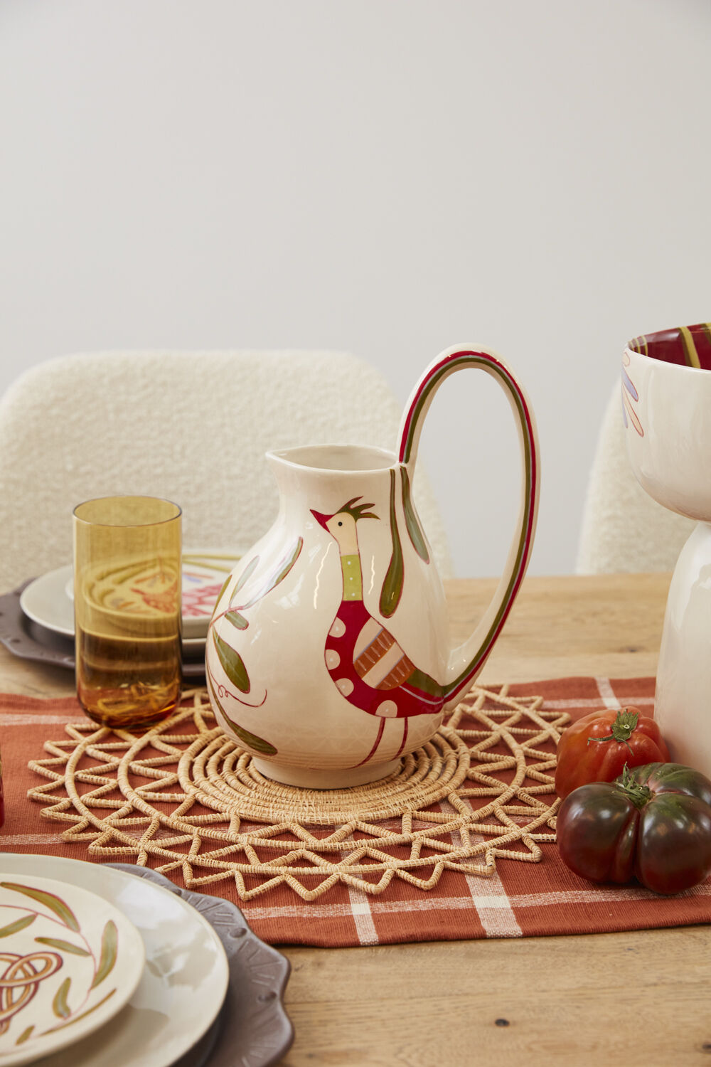 Red Pheasant Pitcher