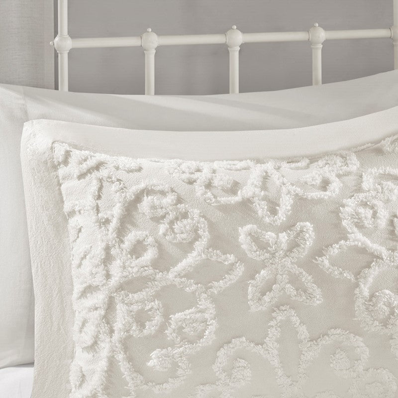 Sabrina 3 Piece Tufted Cotton Chenille Bedspread Set by Madison Park