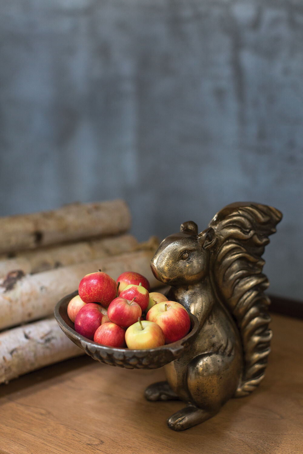Bronze Squirrel Figurine