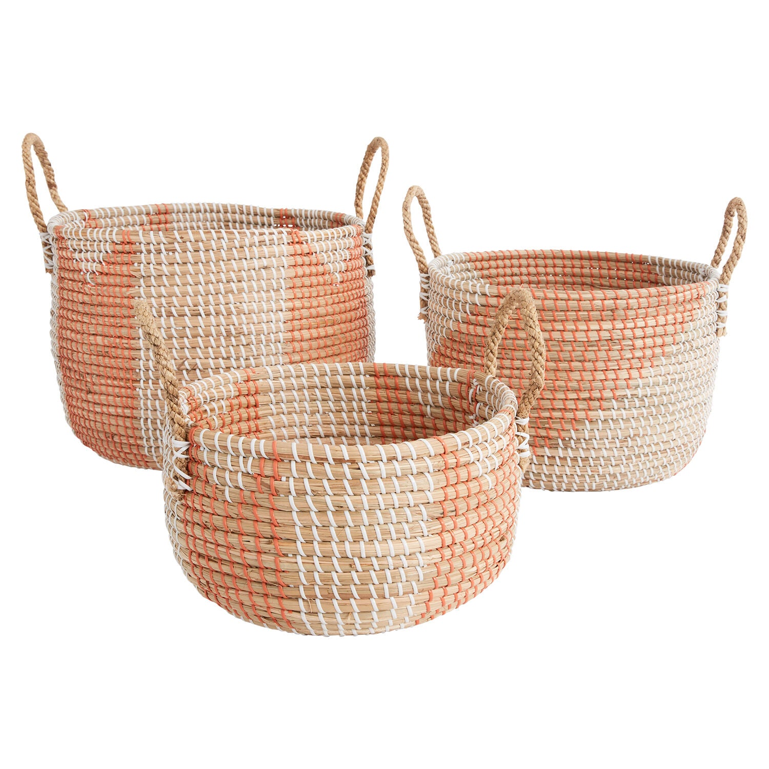 Orange Weave Basket