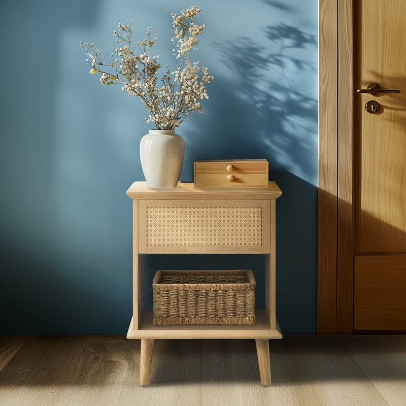 Rattan End Table