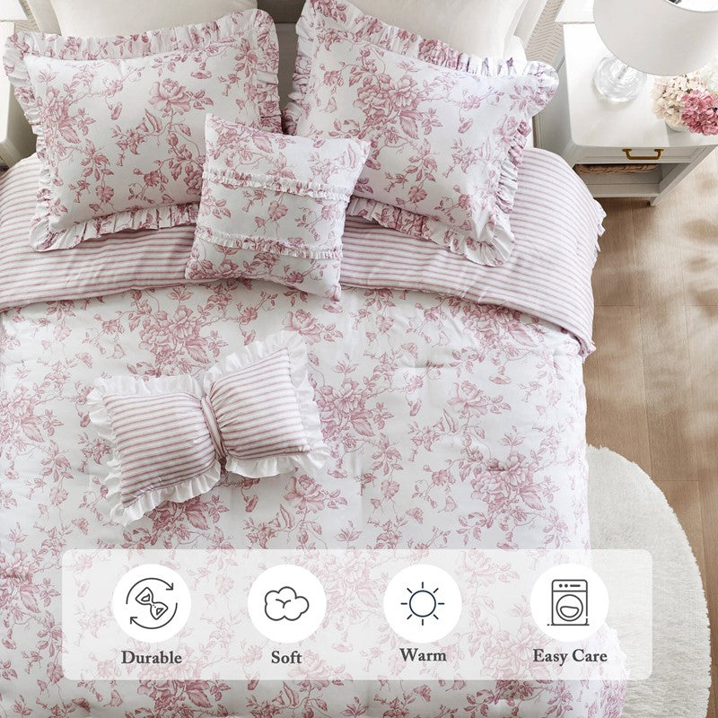 Adele Comforter Set with Decorative Pillows by Madison Park
