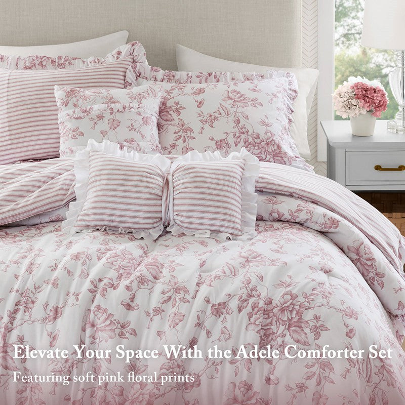 Adele Comforter Set with Decorative Pillows by Madison Park