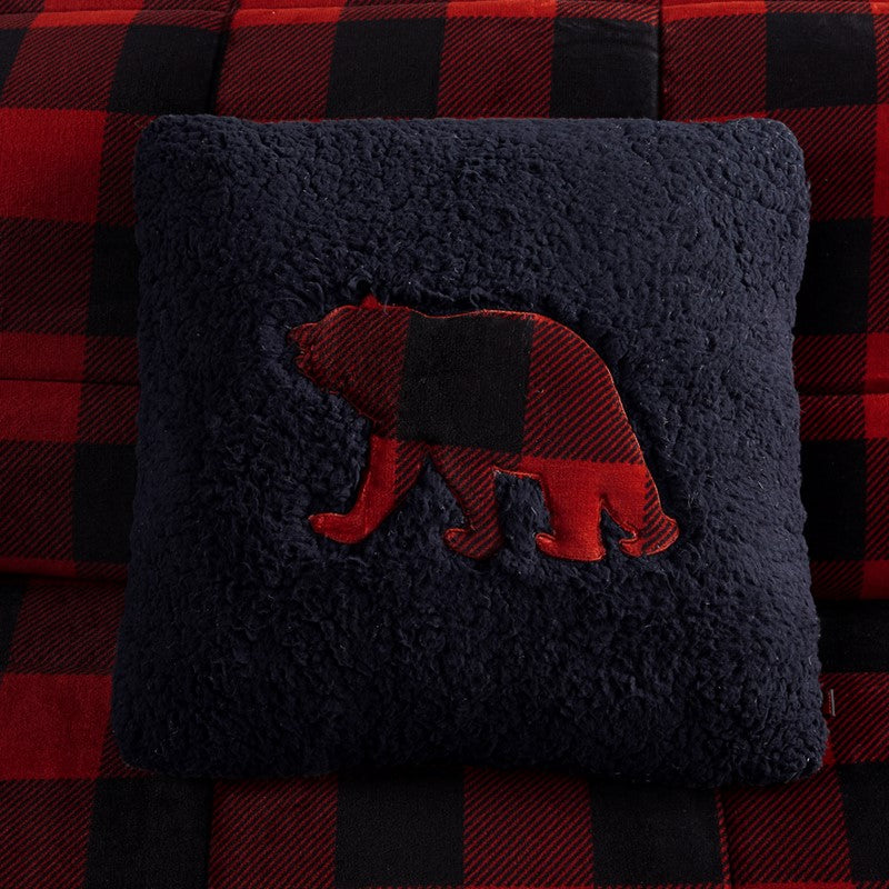 Alton Plush to Sherpa Down Alternative Comforter Set by Woolrich