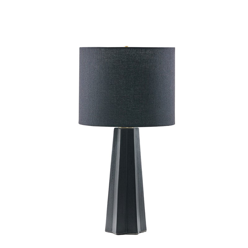Athena Geometric Ceramic Table Lamp by Ink + Ivy