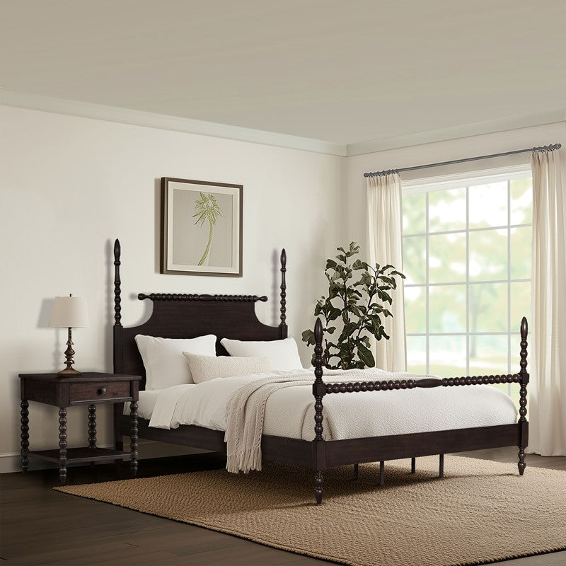 Beckett Turned Wood Spindle Bed by Madison Park