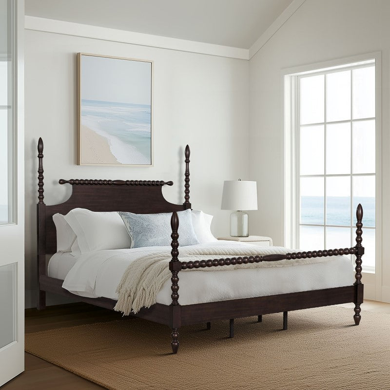 Beckett Turned Wood Spindle Bed by Madison Park