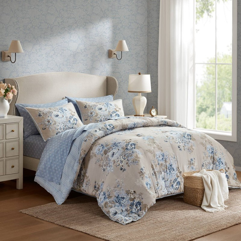 Heather Cottagecore Collection Comforter by Madison Park Essentials