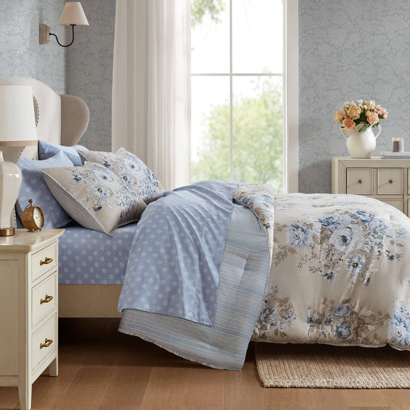 Heather Cottagecore Collection Comforter by Madison Park Essentials
