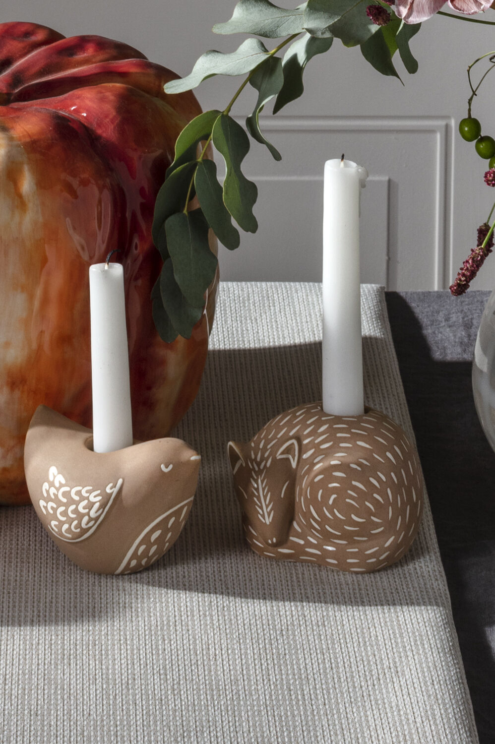 Woodland Creatures Candle Holders