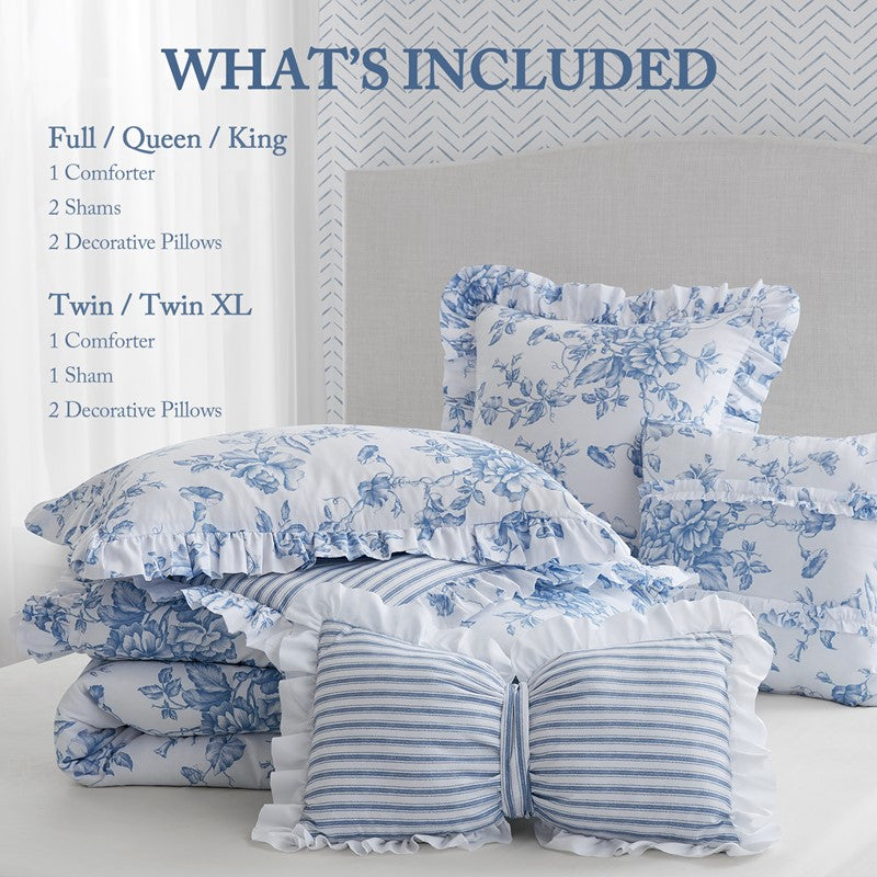 Adele Comforter Set with Decorative Pillows by Madison Park Essentials