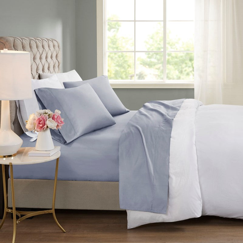 600 Thread Count Cooling Cotton Blend 4 PC Sheet Set by Beautyrest