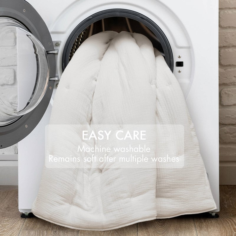 Breeze Cotton Gauze Embroidered Euro Sham by Harbor House