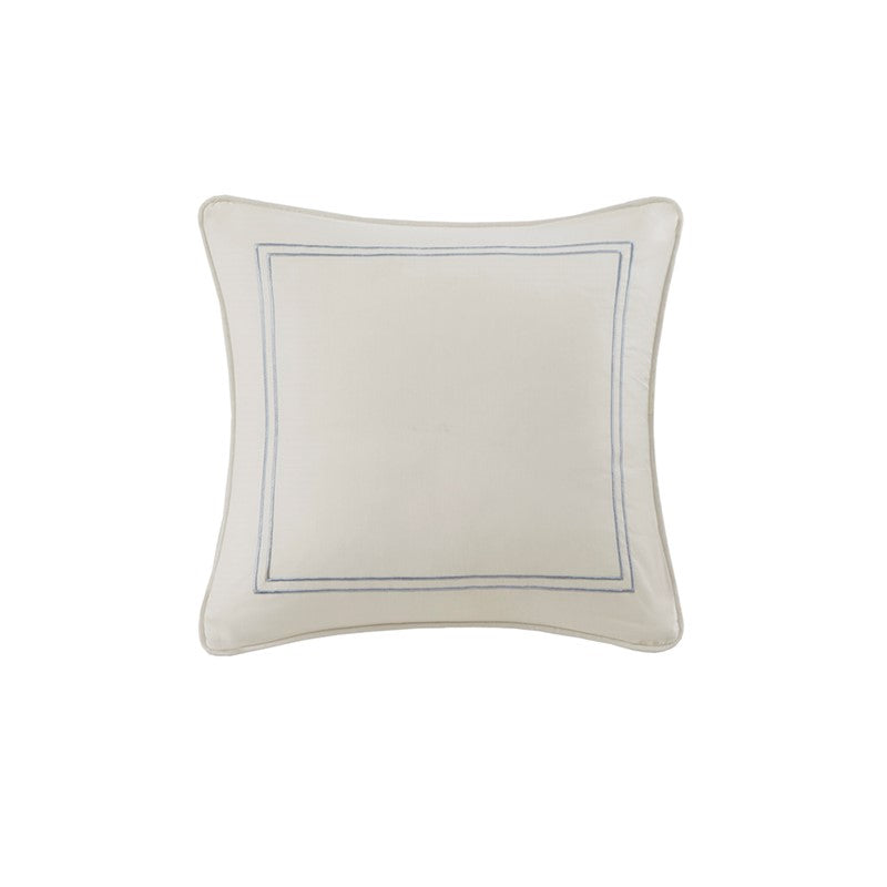 Chelsea Cotton Square Pillow by Harbor House