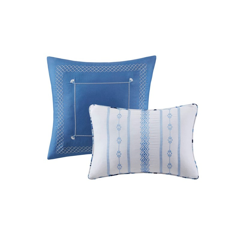 Christa Floral Striped Duvet Cover Set by Intelligent Design