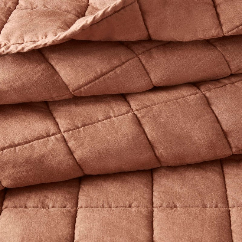 French Flax Linen Garment Washed Quilt Set by Harbor House