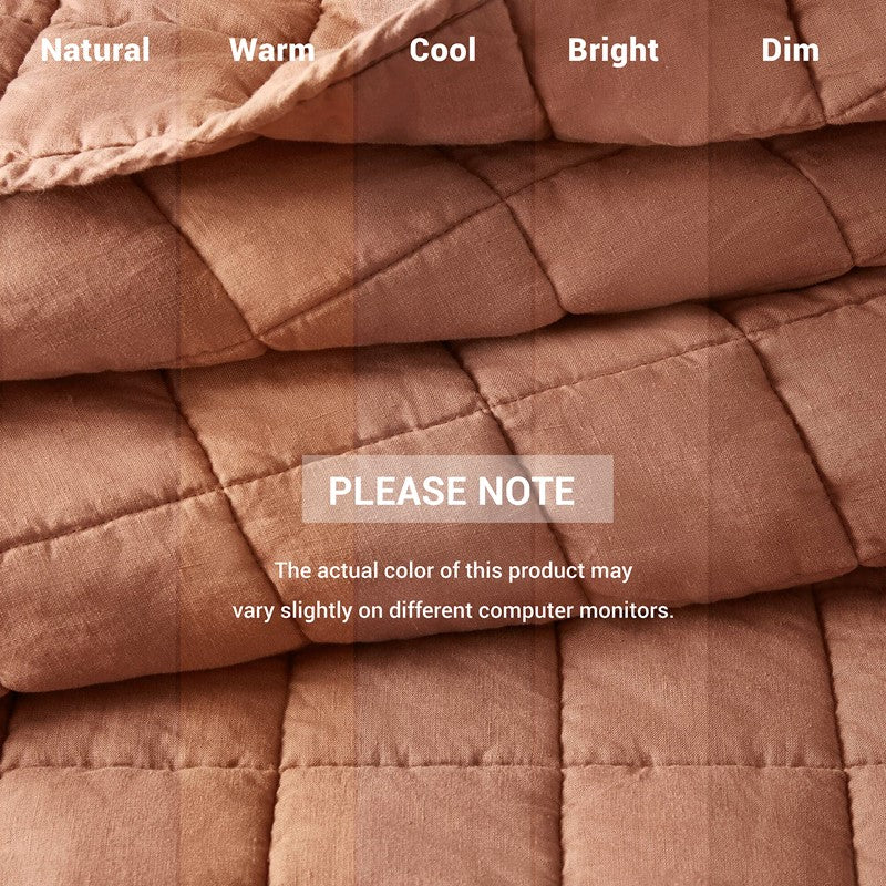 French Flax Linen Garment Washed Quilt Set by Harbor House