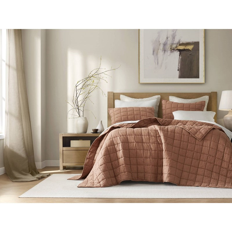 French Flax Linen Garment Washed Quilt Set by Harbor House