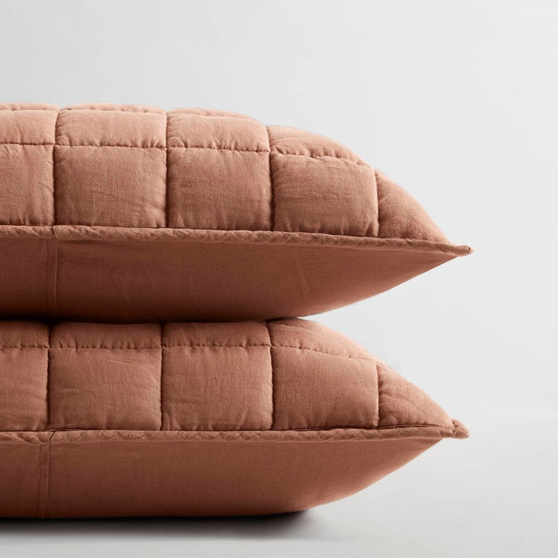 French Flax Linen Garment Washed Quilt Set by Harbor House