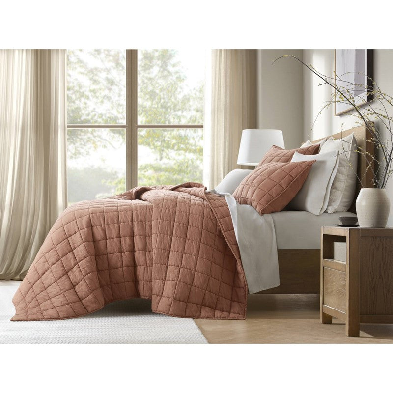 French Flax Linen Garment Washed Quilt Set by Harbor House