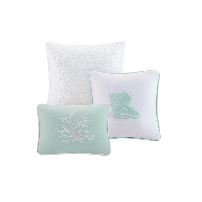 Coastline Oversized Cotton Jacquard Comforter Set by Harbor House