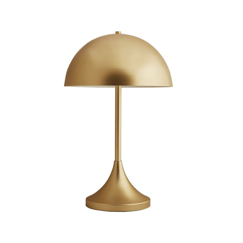 Dome-Shaped 2-Light Metal Table Lamp by Ink & Ivy