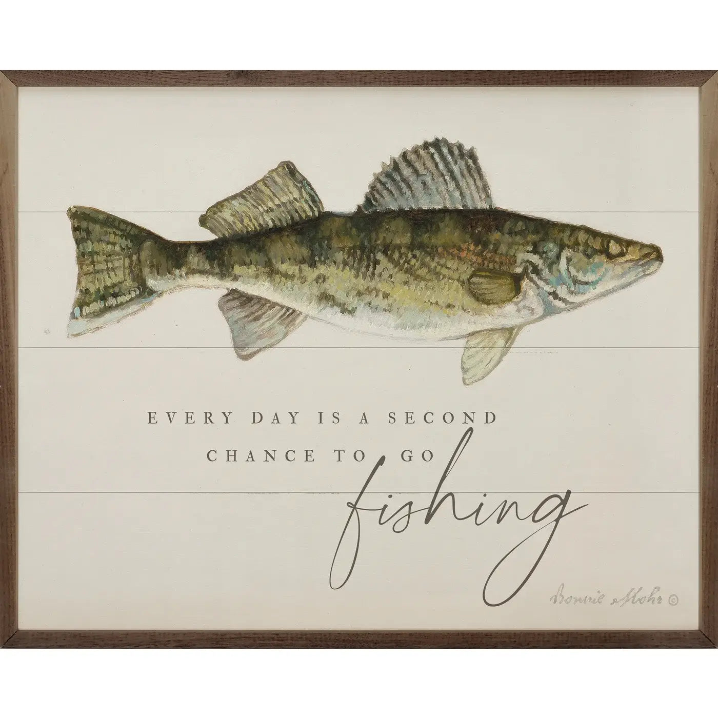 Fishing II By Bonnie Mohr
