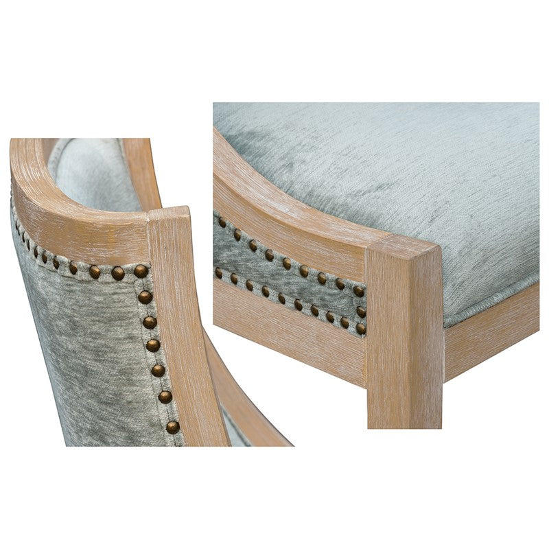 Elmcrest Upholstered Dining Chair with Nailhead Trim