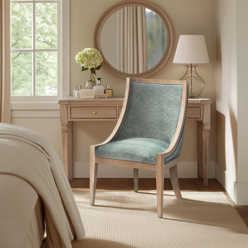 Elmcrest Upholstered Dining Chair with Nailhead Trim