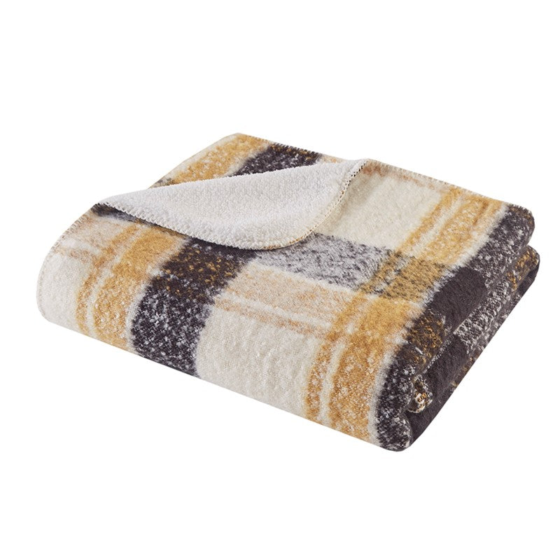 Faux Mohair to Sherpa Throw by Woolrich