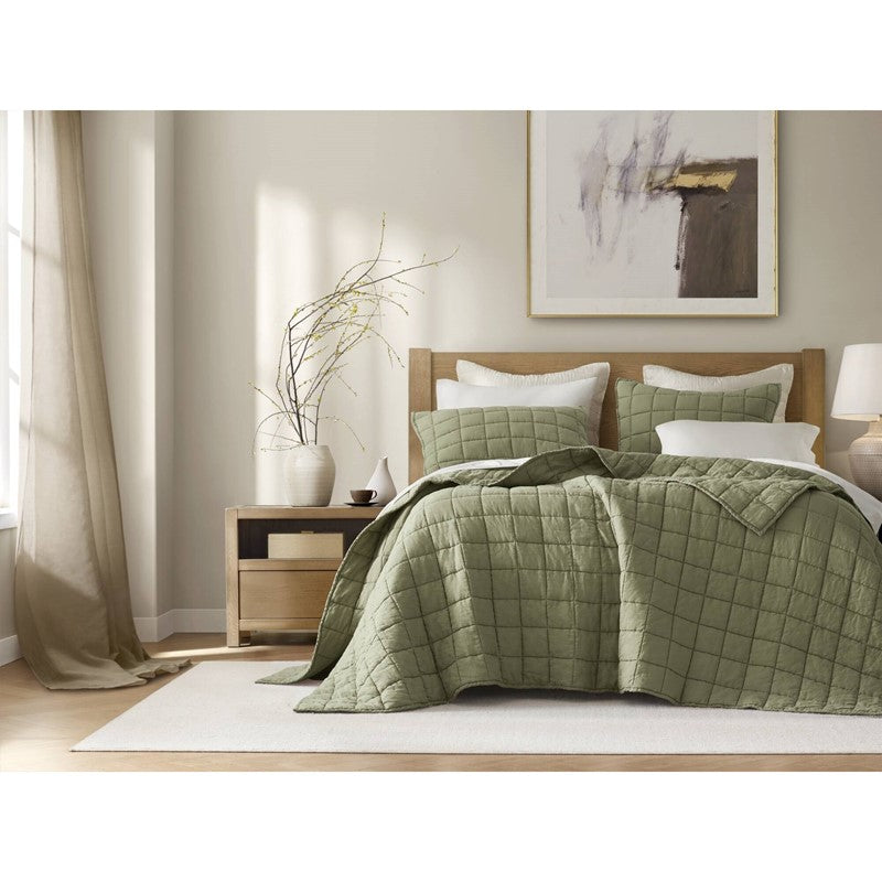French Flax Linen Garment Washed Quilt Set by Harbor House
