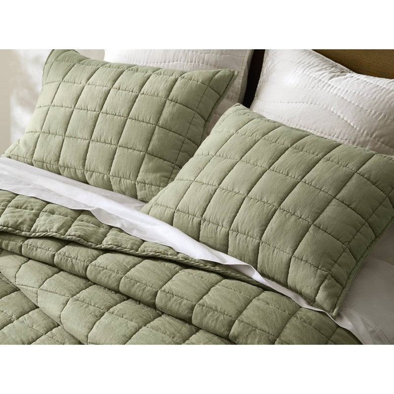 French Flax Linen Garment Washed Quilt Set by Harbor House