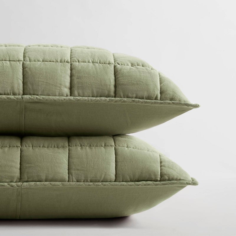 French Flax Linen Garment Washed Quilt Set by Harbor House