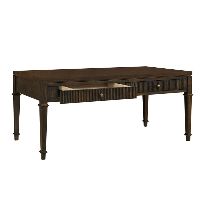 Lily Pond Fluted 2-drawer Coffee Table by Martha Stewart