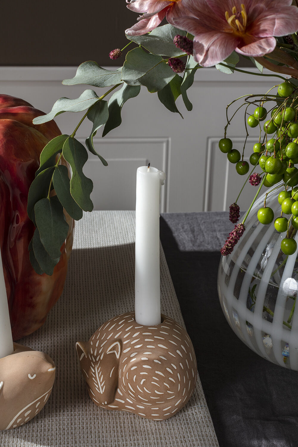 Woodland Creatures Candle Holders