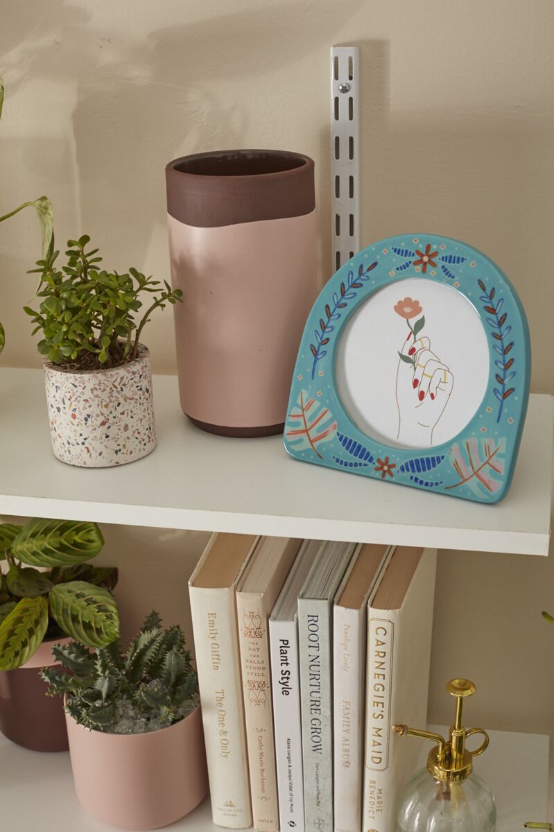 Hand Painted Floral Frame
