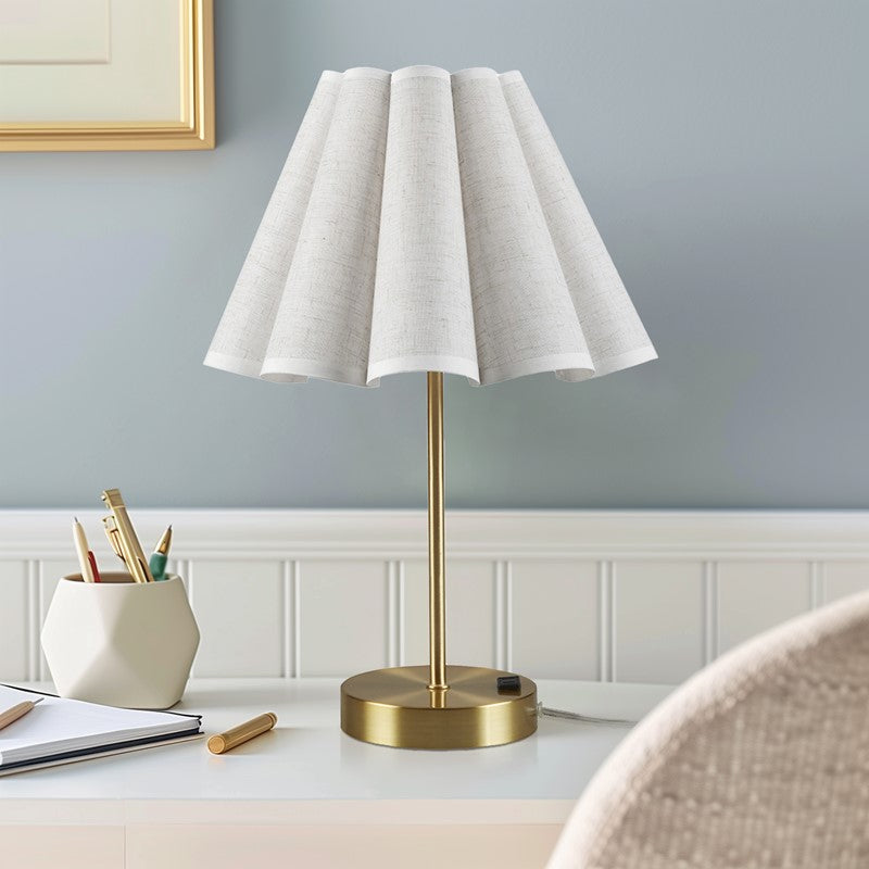 Chic Gold Accent Table Lamp