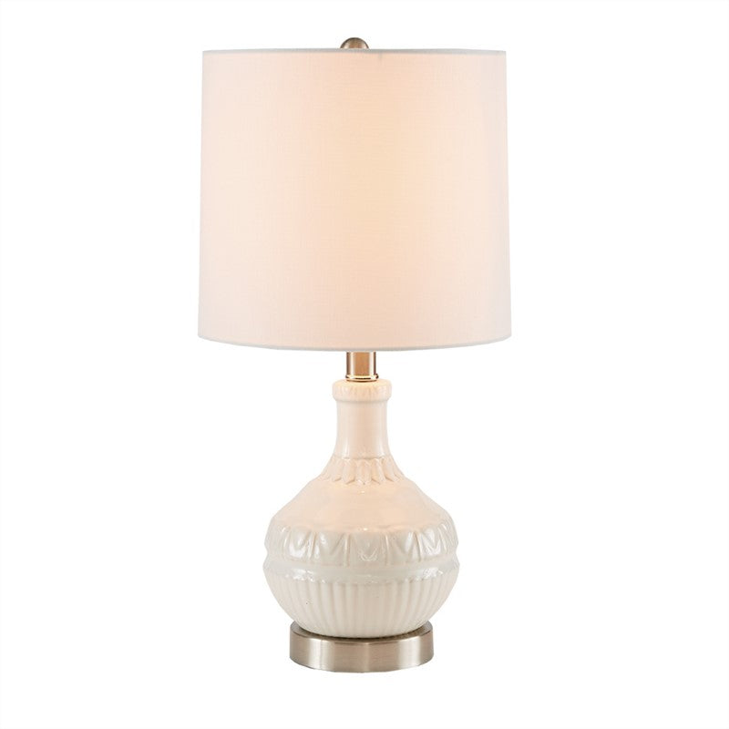 Gypsy Embossed Boho Table Lamp by 510 Design