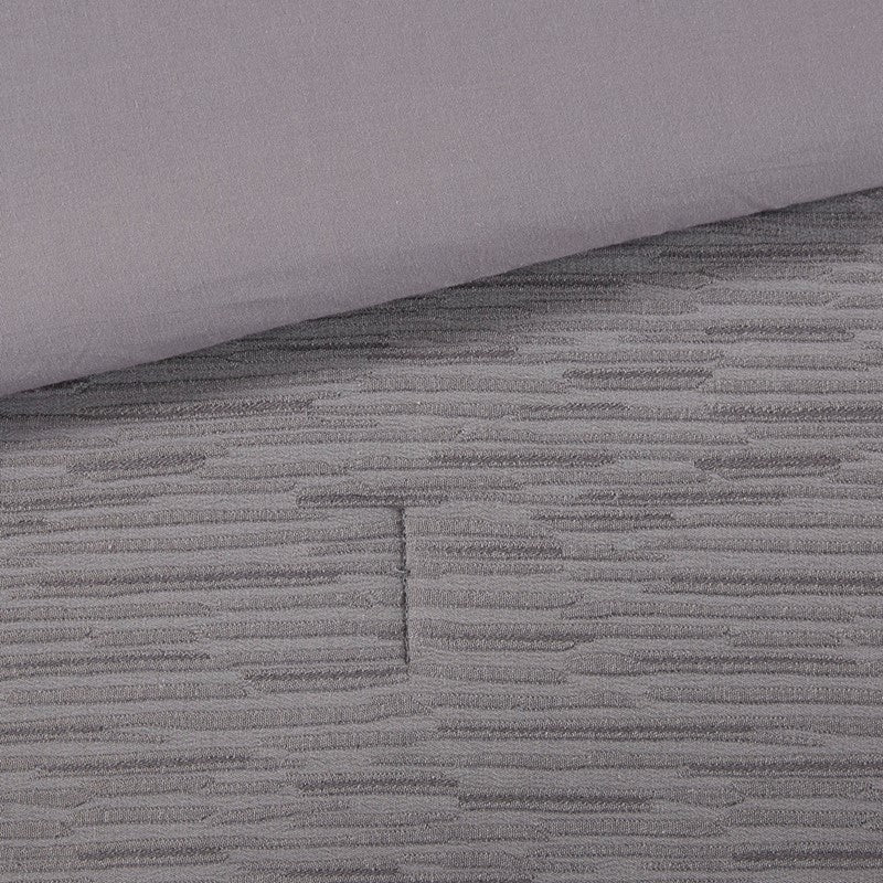 Hanae Cotton Blend Yarn Dyed 3 Piece Comforter Set by N Natori